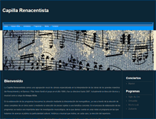 Tablet Screenshot of capillarenacentista.com